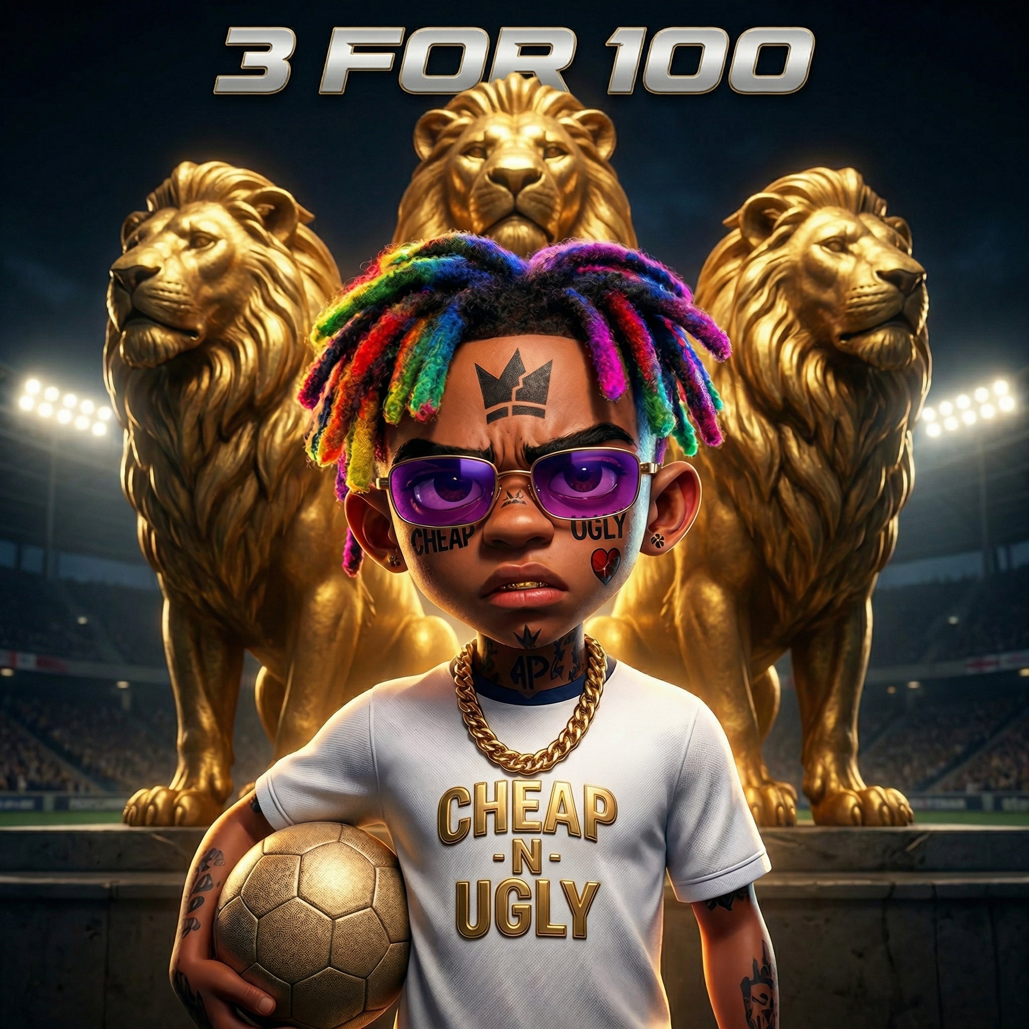 3 FOR 100 — England's Unofficial World Cup 2026 Anthem — Cheap    N Ugly